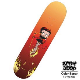 Color Bars × Betty Boop Devil Skateboard Deck ベティちゃん デビル スケートボードデッキ カラーバー ベティ・ブープ