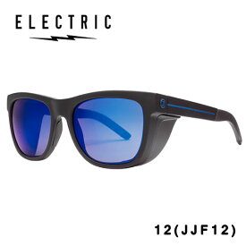 ELECTRIC 12(JJF12) 偏光 サングラス マットブラック M BLUE POLAR PRO ファッション エレクトリック グッズ