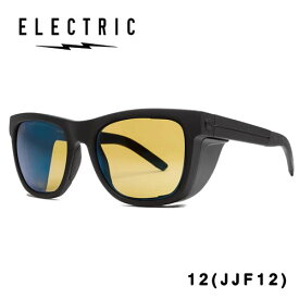 ELECTRIC 12(JJF12) 偏光 サングラス マットブラック HT YELLOW POLAR PRO ファッション エレクトリック グッズ