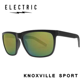 ELECTRIC KNOXVILLE SPORT 偏光 サングラス マットブラック M GREEN POLAR PRO ファッション エレクトリック グッズ