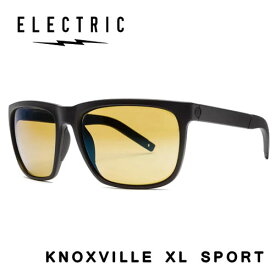 ELECTRIC KNOXVILLE XL SPORT 偏光 サングラス マットブラック HT YELLOW POLAR PRO ファッション エレクトリック グッズ