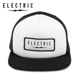 ELECTRIC UNDERVOLT PATCH 5PANEL TRUCKER HAT キャップ ブラック/ホワイト ファッション 帽子 エレクトリック グッズ