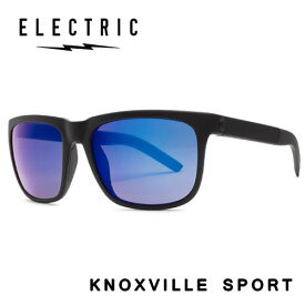 ELECTRIC KNOXVILLE SPORT 偏光 サングラス マットブラック M BLUE POLAR PRO ファッション エレクトリック グッズ
