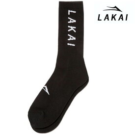 LAKAI SIMPLE CREW SOCK BLACK ソックス ラカイ ブラック 靴下