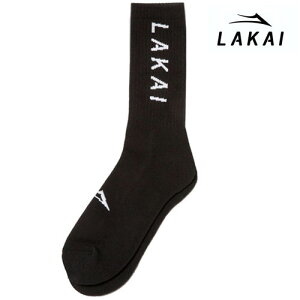 LAKAI SIMPLE CREW SOCK BLACK �\�b�N�X ���J�C �u���b�N �C��