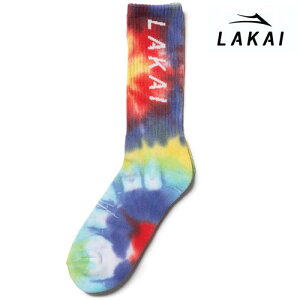 LAKAI SIMPLE CREW SOCK TIE DYE �\�b�N�X ���J�C �^�C�_�C �C��
