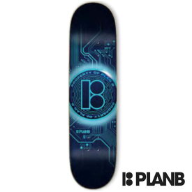 PLAN B CRYPTO Deck スケートボードデッキ BLUE プランビー