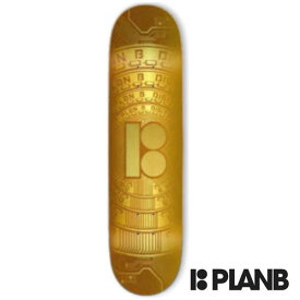 PLAN B CRYPTO Deck スケートボードデッキ GOLD プランビー