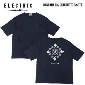 ELECTRIC BANDANA BIG SILHOUETTE S/S TEE Tシャツ ネイビー ファッション エレクトリック グッズ