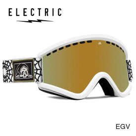 ELECTRIC EGV LURKING CLASS WHITE ゴーグル GOLD CHROME CONTRAST (+HARD GOGGLE CASE) エレクトリック スノー グッズ