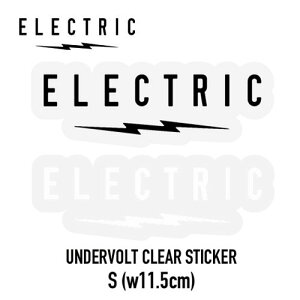 ELECTRIC UNDERVOLT CLEAR STICKER NAXebJ[ STCY GNgbN ObY p[c