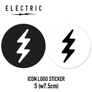 ELECTRIC ICON LOGO STICKER �A�C�R�����S�X�e�b�J�[ S�T�C�Y �G���N�g���b�N �O�b�Y �p�[�c
