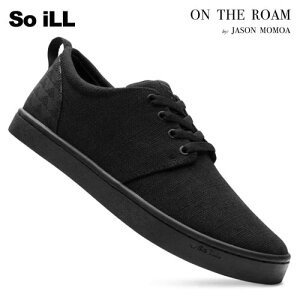 ON THE ROAM × So iLL Hemp Wino ライフスタイルシューズ ブラック オンザローム ジェイソンモモア スニーカー アウトドア ファッション soill モモア アクアマン ボルダリング クライミング バイク