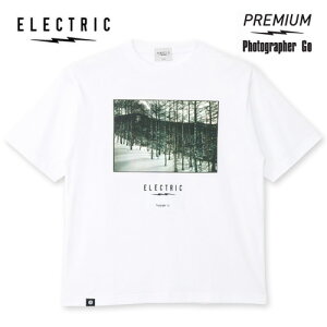 ELECTRIC PHOTOGRAPHER GO #3 S/S TEE MOUNTAIN WHITE T�V���c �z���C�g �G���N�g���b�N �t�@�b�V����