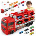 【300円OFFクーポン★ブルー色新登場！】 車 おもちゃ - 建設車両セット 1台収納車 6台ミニカーセット 車 玩具 はたらくくるま おもちゃ 2 3 4 5 6歳 働く車 玩具 子供 玩具 男の子 女の子 誕生日 プレゼント 子供 の 車 おもちゃ 知育玩具 車のおもちゃ Joyreal