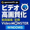 Video MONSTER ビデオを簡単キレイに高画質化・編集・変換！（Win版）　／　販売元：gemsoft 