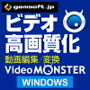 Video MONSTER ビデオを簡単キレイに高画質化・編集・変換!(Win版) / 販売元:gemsoft