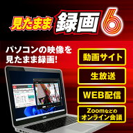 見たまま録画6 DL版　／　販売元：株式会社アイアールティ