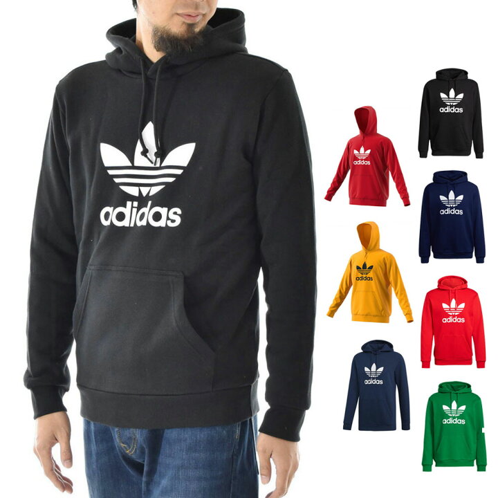 楽天市場 10 Offセール アディダス オリジナルス Adidas Originals パーカー パーカ メンズ レディース トレフォイル フーディ スウェット プルオーバー トレホイル ロゴ プリント 裏毛 ブラック 黒 紺色 緑 赤 黄 Gd9923 H Ej96 H H H Gd9924