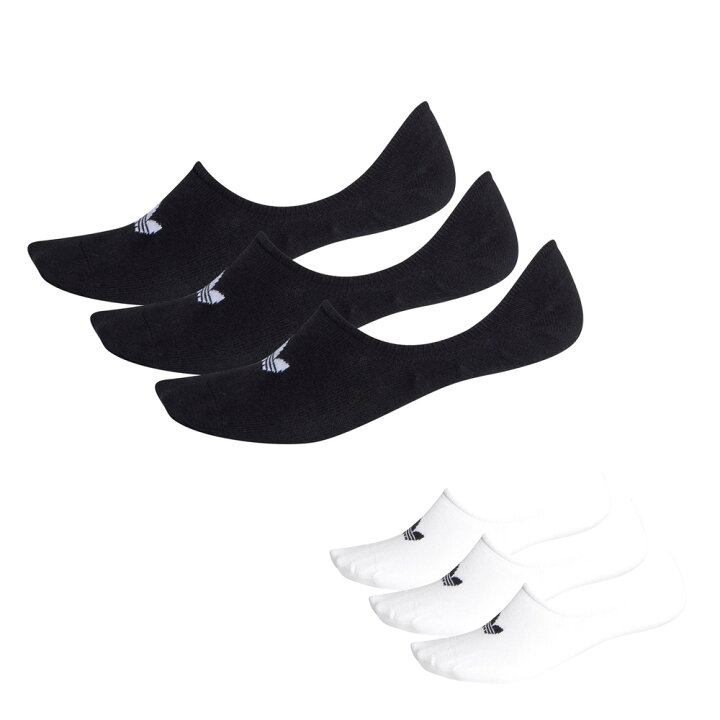 2244円 豪華な アディダスオリジナルス レディース 靴下 アンダーウェア adidas Originals 3-pack sports socks in white and black Multi
