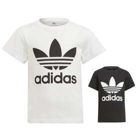 【ポッキリセール】【今だけ39%OFFセール】アディダス オリジナルス adidas originals Tシャツ キッズ 半袖 ジュニアロゴ アディカラー トレフォイルTシャツ 半袖Tシャツ 子供服 ホワイト 白 100cm 110cm 120cm 130cm TOREFOIL H25245 H25246【サステナブル素材】