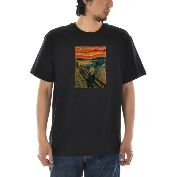 楽天市場】【半袖 アートTシャツ】ムンク 叫び Tシャツ 叫び 