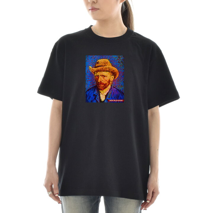 楽天市場】【半袖 アートTシャツ】ゴッホ Tシャツ 自画像 1887-88年冬 ゴッホ展ファンゴッホミュージアムオリジナルTシャツ 自画像 Lサイズ