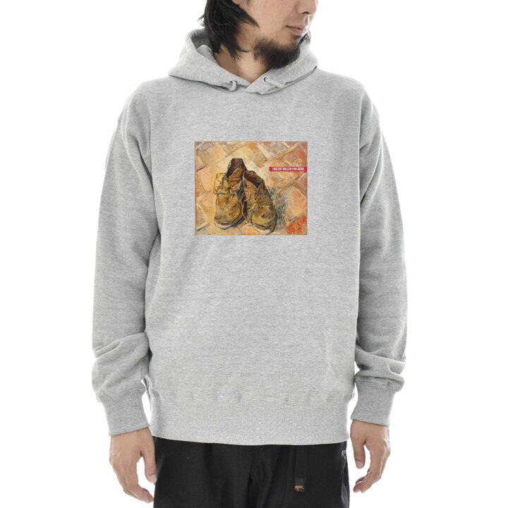 楽天市場 アートパーカー ゴッホ パーカー 1足の革靴 フィンセント ファン ゴッホ Life Is Art ライフ イズ アート スウェットパーカー スエットパーカー メンズ レディース 大きいサイズ ビック おしゃれ 絵画 名画 S M L Xl Xxl グレー 灰 ブランド レイダース