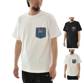 【今だけ最大40%OFFセール】ベンデイビス BEN DAVIS Tシャツ ワーカーズ ポケット ティー ポケットTシャツ 半袖 ショートスリーブ 無地 胸ポケット デニムポケット デニム アメカジ トップス メンズ レディース ブラック ホワイト 黒 白 WORKERS POCKET TEE C-23580002