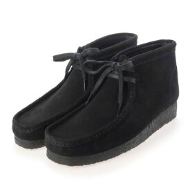 【今だけ最大42%OFFセール】クラークス Clarks ワラビーブーツ Wallabee Boots メンズ ミッドカット【スエード レザー 天然革 スエードクレープソール 天然ゴム 生ゴム】【メイプル ブラウン ベージュ ブラック 黒】【26.5cm 27.0cm 27.5cm 26155516 26155517】