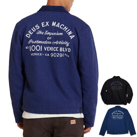 デウス エクス マキナ Deus ex Machina ジャケット アドレス ワークウェア ジャケット ADDRESS WORKWEAR JACKET DMF86343【メンズ レディース 襟コーデュロイ 裏ブランケット 裏地付 アウター ブルゾン スイングトップ スウィングトップ ワークジャケット ワークウエア】