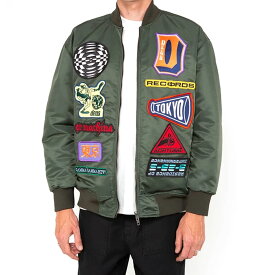 【ポッキリセール】【66%OFFセール】デウス エクスマキナ DEUS EX MACHINA ジャケット リバーシブル ワッペン ボンバージャケット MA-1 フライトジャケット ナイロンジャケット オーバーサイズフィット メンズ M L GENREWARS BOMBER JACKET DMW206731 半額以下