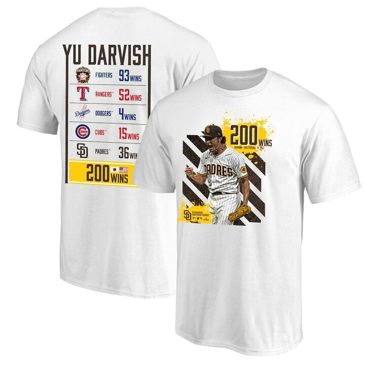 楽天市場】ファナティクス Fanatics Tシャツ ダルビッシュ有 日米通算 
