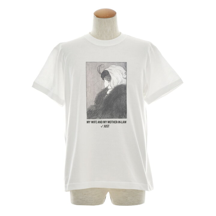 楽天市場 隠し絵 Tシャツ ジャスト Wife And Mother 半袖tシャツ メンズ レディース 大きいサイズ おしゃれ ティーシャツ ダブルイメージ さがし絵 トリックアート 芸術 柄 プリントtシャツ ホワイト レイダース