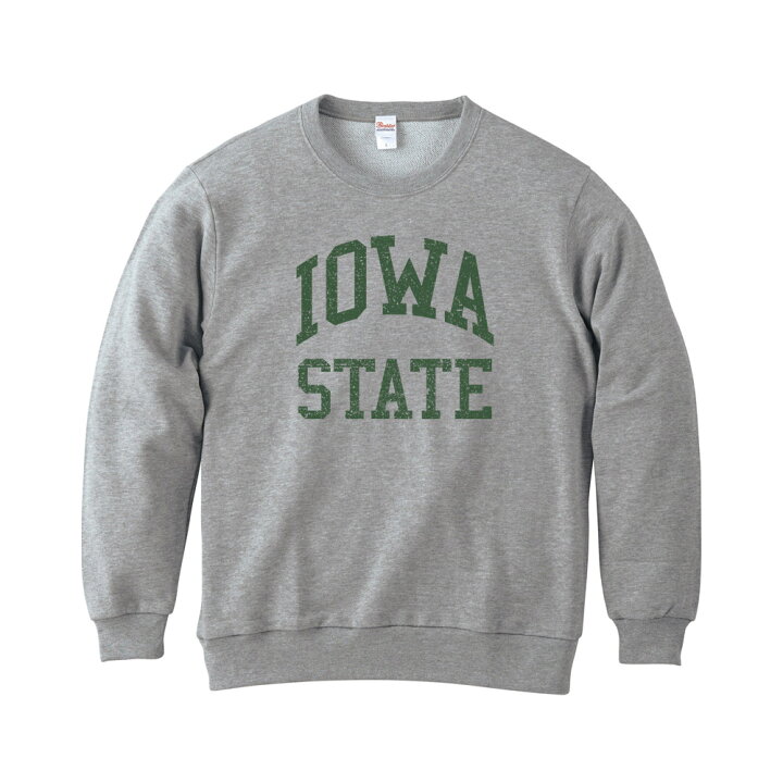 楽天市場】カレッジロゴ スウェット アイオア ステート IOWA STATE 