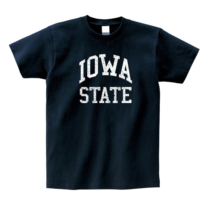 楽天市場】カレッジロゴ Tシャツ アイオア ステート IOWA STATE 半袖T 
