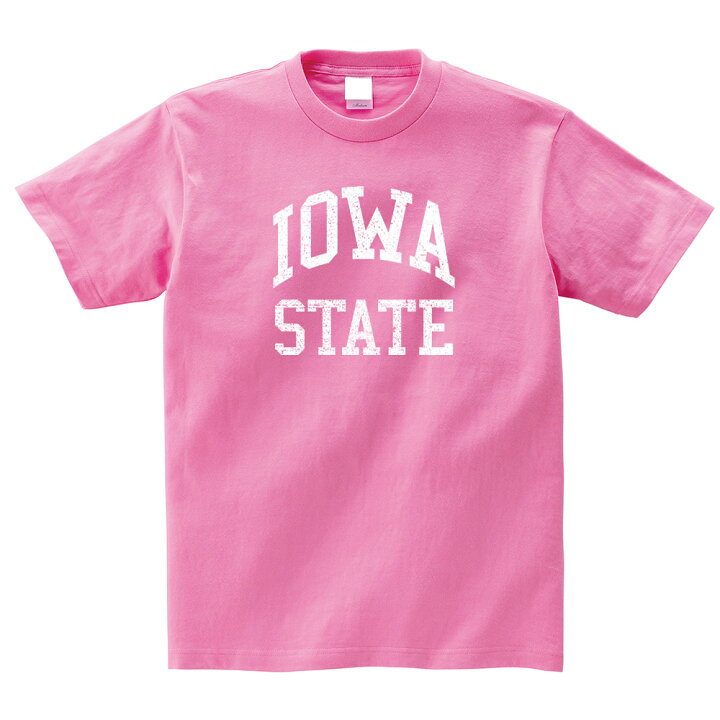楽天市場】カレッジロゴ Tシャツ アイオア ステート IOWA STATE 半袖T