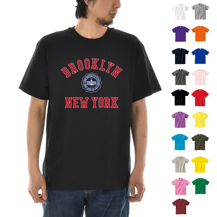 楽天市場 カレッジロゴ Tシャツ ブルックリン ニューヨーク 半袖tシャツ ティーシャツカレッジプリント 大学ロゴ メンズ レディース キッズ 男女兼用 大きいサイズ 白 黒 おしゃれ S M L Xl Xxl Xxxl 黒 白 Just ジャスト レイダース