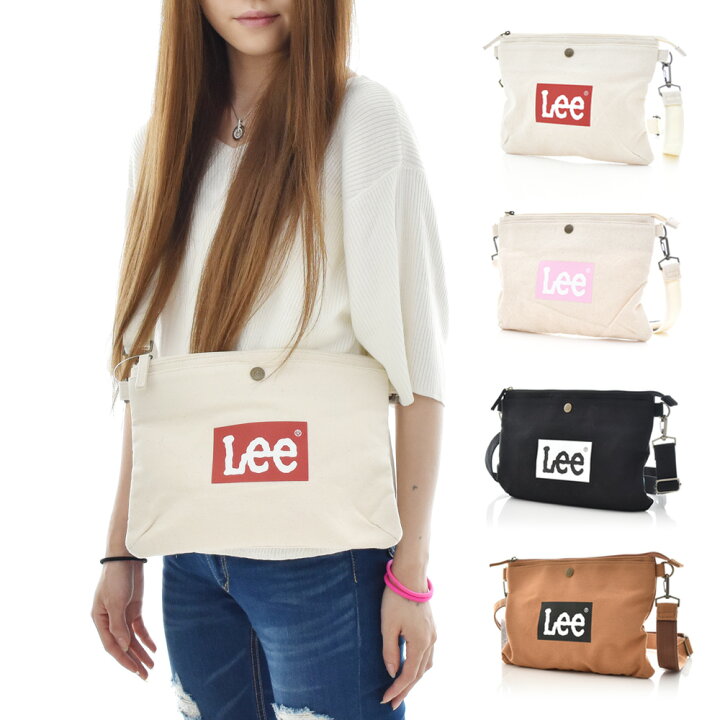 楽天市場 Lee リー バッグ ロゴ ハンプ サコッシュ ショルダーバッグ ミニバッグ メンズ レディース キッズ 斜め掛け アウトドア キャンバス 帆布 生成り 白 ホワイト 黒 ブラック ブラウン 茶色 ピンク Sacosh レイダース