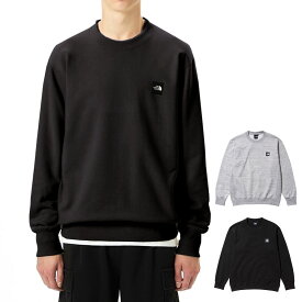 【今だけ11%OFFセール】ザ ノースフェイス THE NORTH FACE トレーナー スウエット ヘザー ロゴ クルー HEATHER LOGO CREW NT12334【メンズ レディース 男女兼用 ユース S M L XL XXL】【ブラック 黒 ミックスグレー 灰色 シンプル アウトドア スポーツ フィットネス】