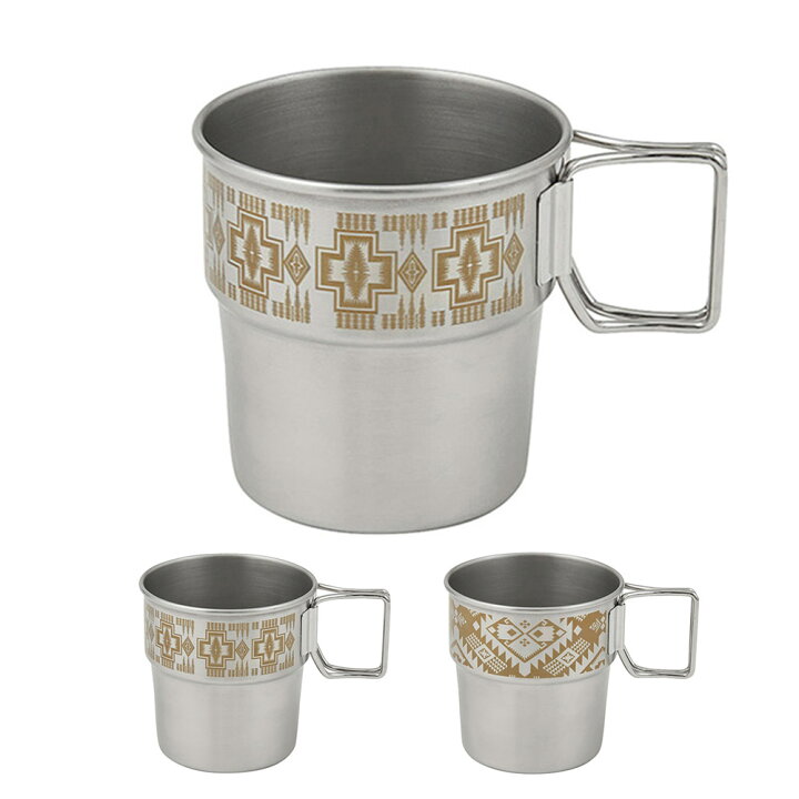 楽天市場 ペンドルトン Pendleton マグカップ ステンレススタッキングマグ コップ ステンレス製 インテリア アウトドア キャンプ フェス メンズ レディース おしゃれ ネイティブデザイン シルバー ゴールド Yk104 Stainless Stacking Mug