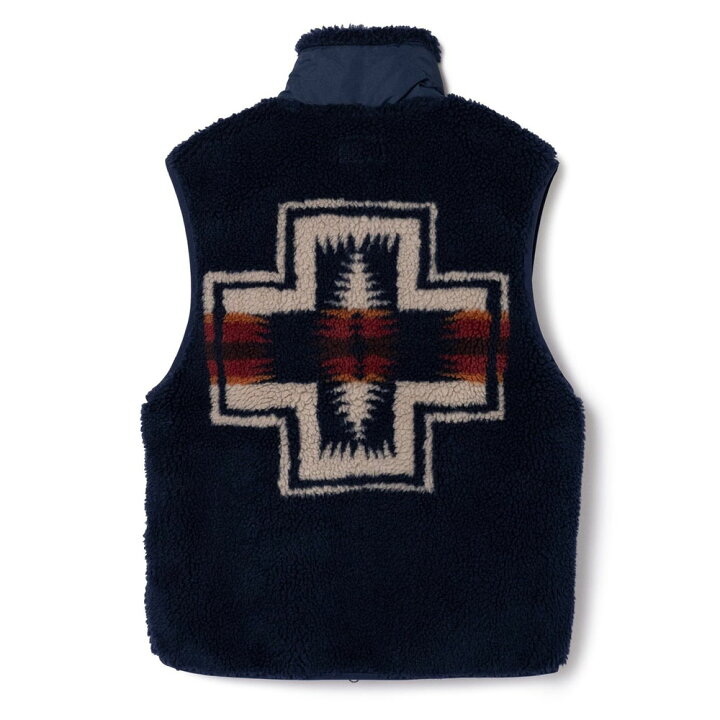 楽天市場】ペンドルトン PENDLETON ボアフリースベスト スタンドネック 