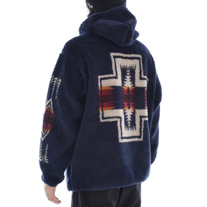 楽天市場】ペンドルトン PENDLETON ボアフリースパーカー ボア ジップ 