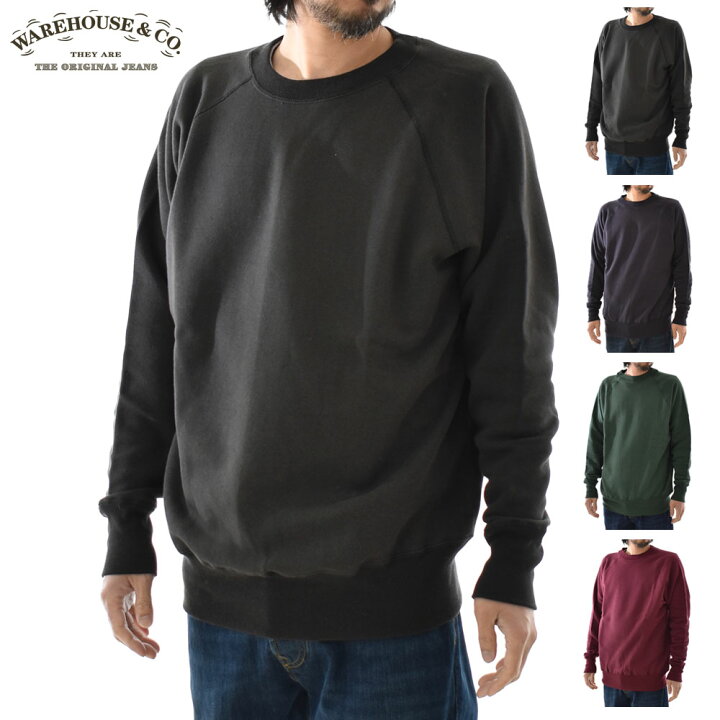 楽天市場】ウエアハウス WAREHOUSE スウェットシャツ Lot 409 無地 