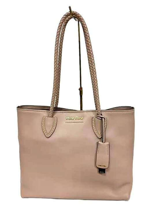 楽天市場】【中古】MIU MIU ミュウミュウ バッグ レディース トート  