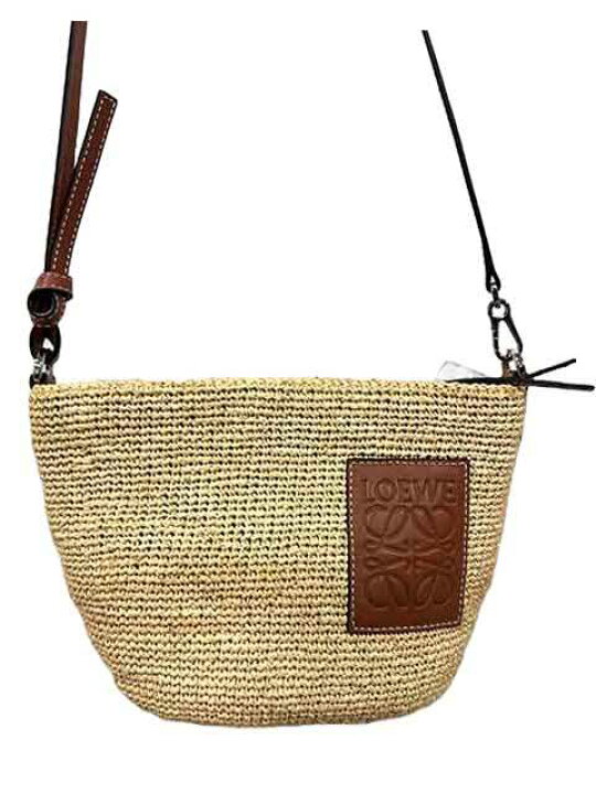 楽天市場】【中古】LOEWE ロエベ バッグ ショルダーバッグ ラフィア 