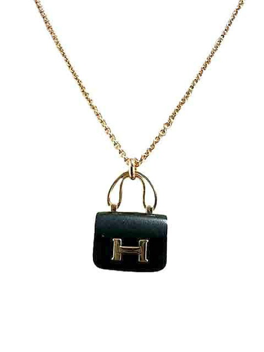 楽天市場】【中古】HERMES エルメス コンスタンス ネックレス ピンク  