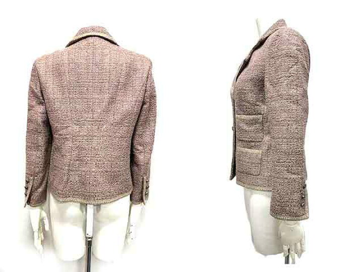 楽天市場】【中古】ETRO エトロ ジャケット ツイードジャケット 38 