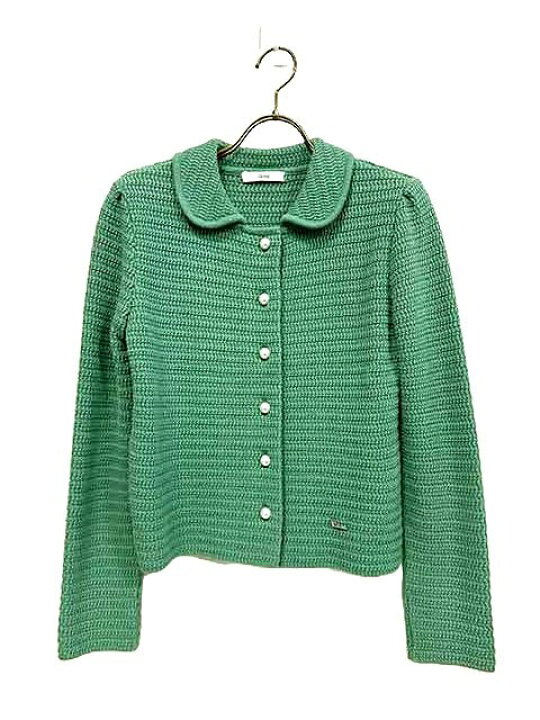 楽天市場】【中古】Rene ルネ ニットカーディガン レディース グリーン  
