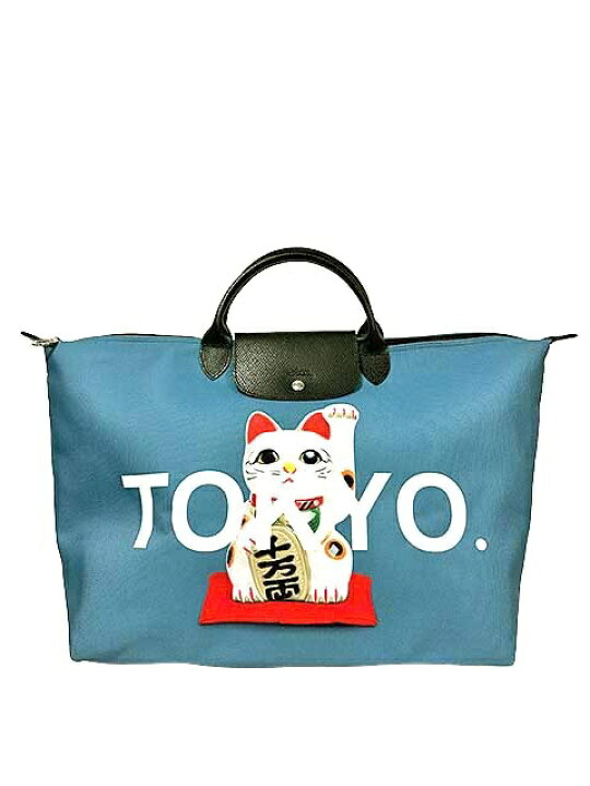 楽天市場】【中古】【美品】LONGCHAMP ロンシャン バッグ TOKYO 招き猫 